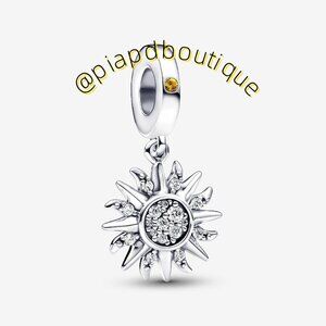 Pandora Sparkling Sun Dangle Charm